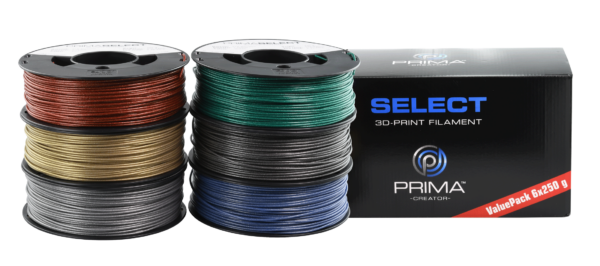 PrimaSelect-PLA-1-75mm-6-x-250-g-Metallic-Pack--rot--gruen--blau--silber--gold--grau--26307