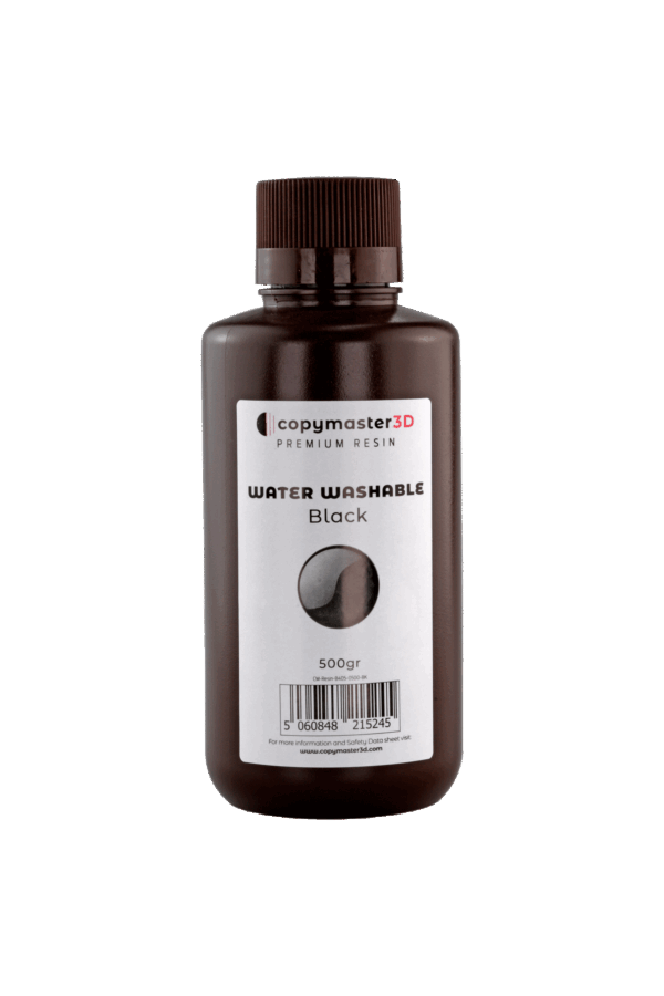 Copymaster3D-Water-Washable-UV-Resin-500-ml-Black-CM-WW-B405-0500-BK-27553 Copymaster3D-Water-Washable-UV-Resin-500-ml-Black-CM-WW-B405-0500-BK-27553