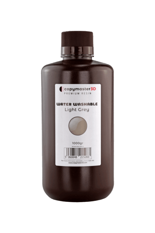 Copymaster3D-Water-Washable-UV-Resin-1000-ml-Light-Grey-CM-WW-B405-1000-LG-27557 Copymaster3D-Water-Washable-UV-Resin-1000-ml-Light-Grey-CM-WW-B405-1000-LG-27557