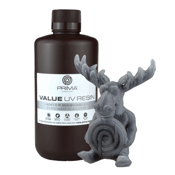 PrimaCreator-Value-Water-Washable-UV-Resin-1000-ml-Chromatic-Silver-PV-Resin-B405-1000-CS-25319 PrimaCreator-Value-Water-Washable-UV-Resin-1000-ml-Chromatic-Silver-PV-Resin-B405-1000-CS-25319