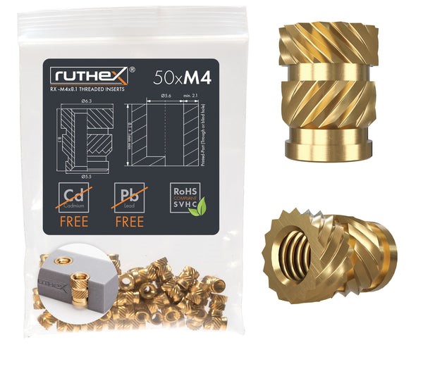Ruthex-M4-threaded-insert-----Rx-M4x8-1-50-pcs-GE-M4x81-001-30180